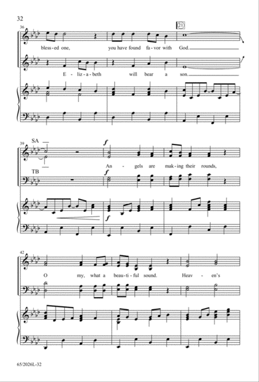 Night of the Father's Love 4-Part scores gallery preview page 33