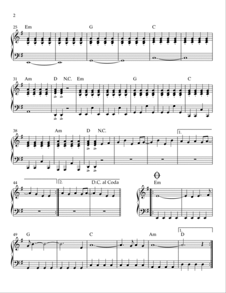 Centuries Centuries Easy Piano scores gallery preview page 2