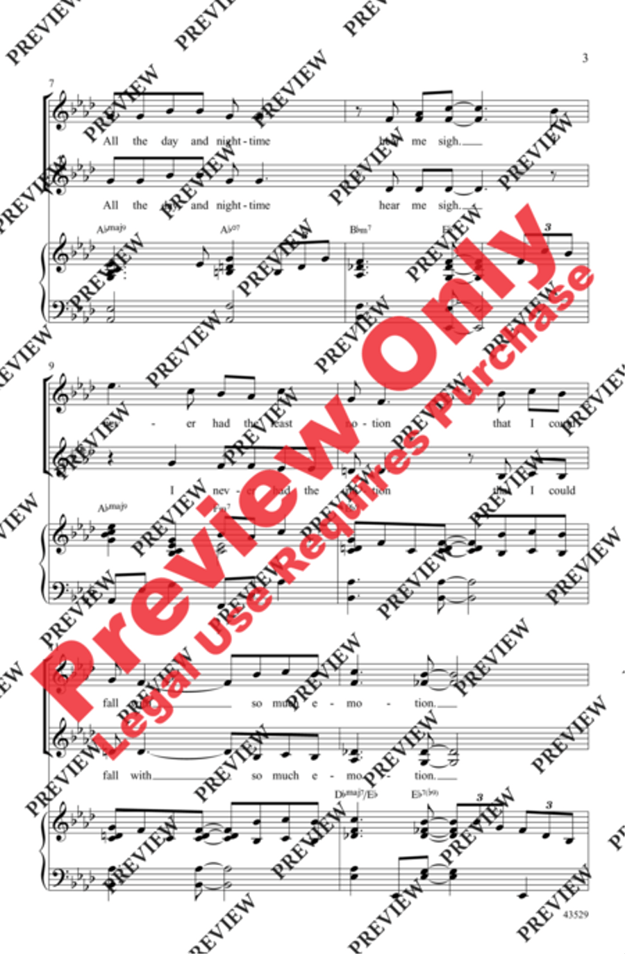 I've Got a Crush on You SSAA scores gallery preview page 3