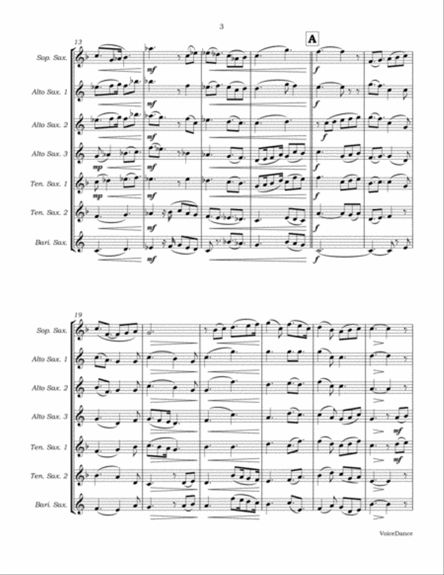 Voicedance Woodwind Ensemble scores gallery preview page 6