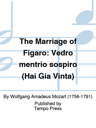 Book cover for The Marriage of Figaro: Vedro mentrio sospiro (Hai Gia Vinta)