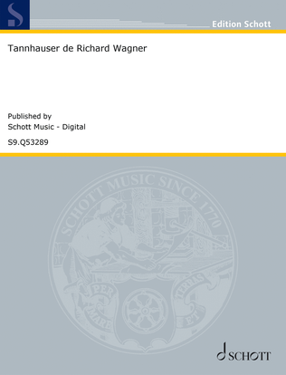 Book cover for Tannhäuser de Richard Wagner