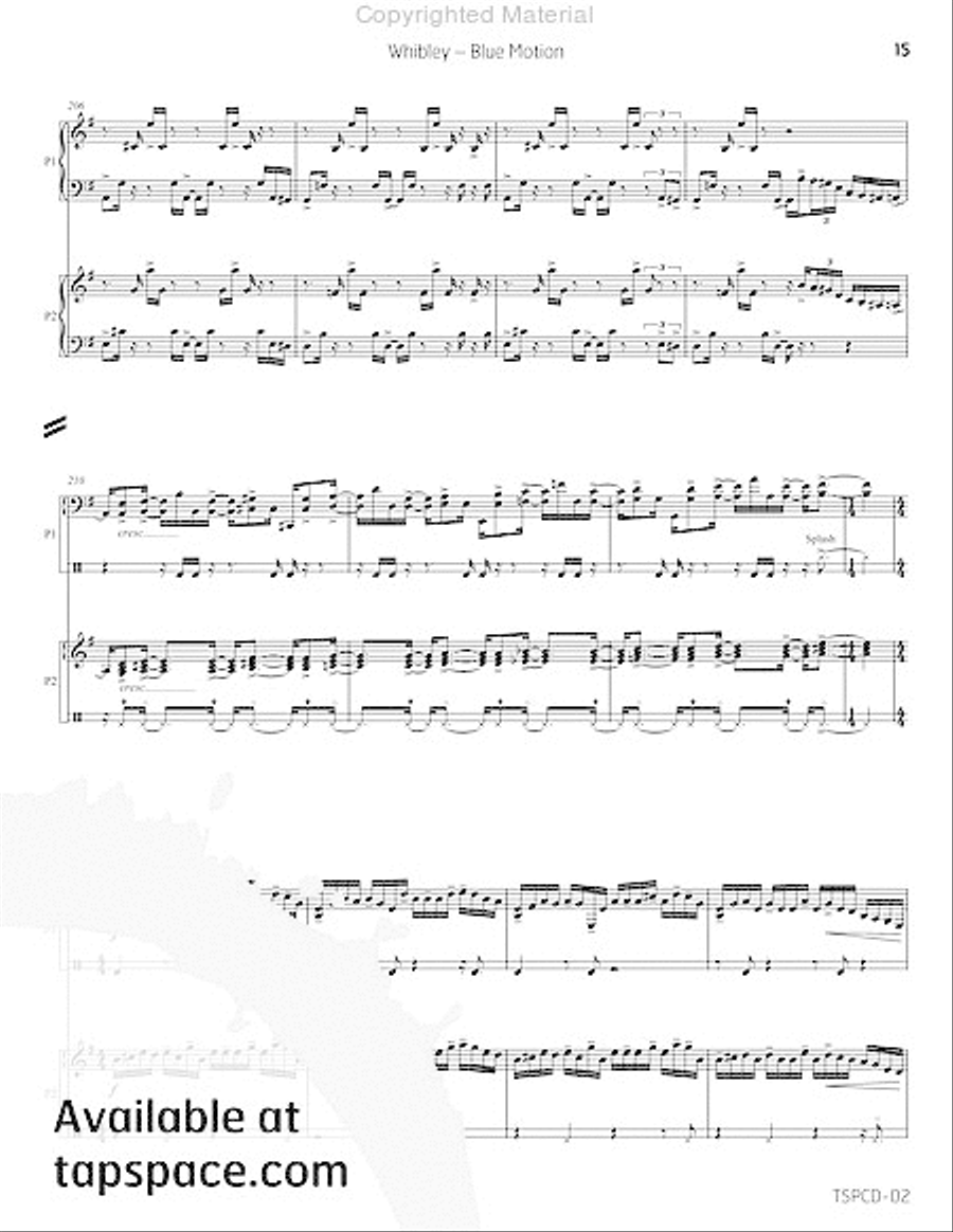 Blue Motion Double Bass scores gallery preview page 20
