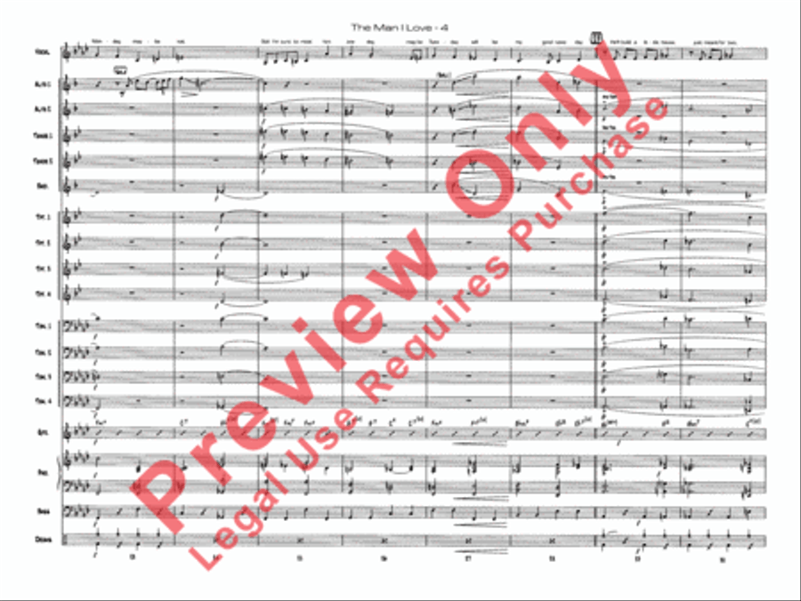 The Man I Love The Man I Love Jazz Ensemble scores gallery preview page 7