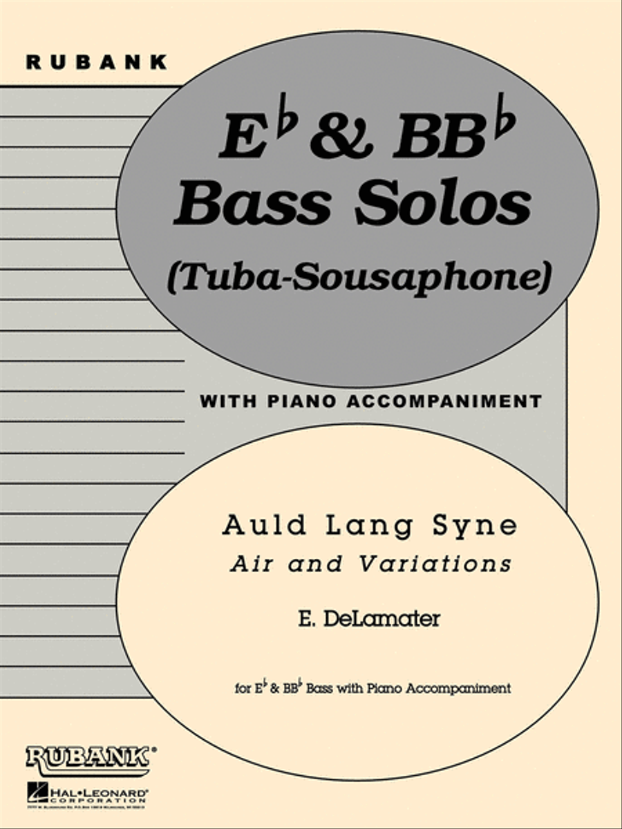 Auld Lang Syne - Air and Variations Tuba scores gallery preview page 1