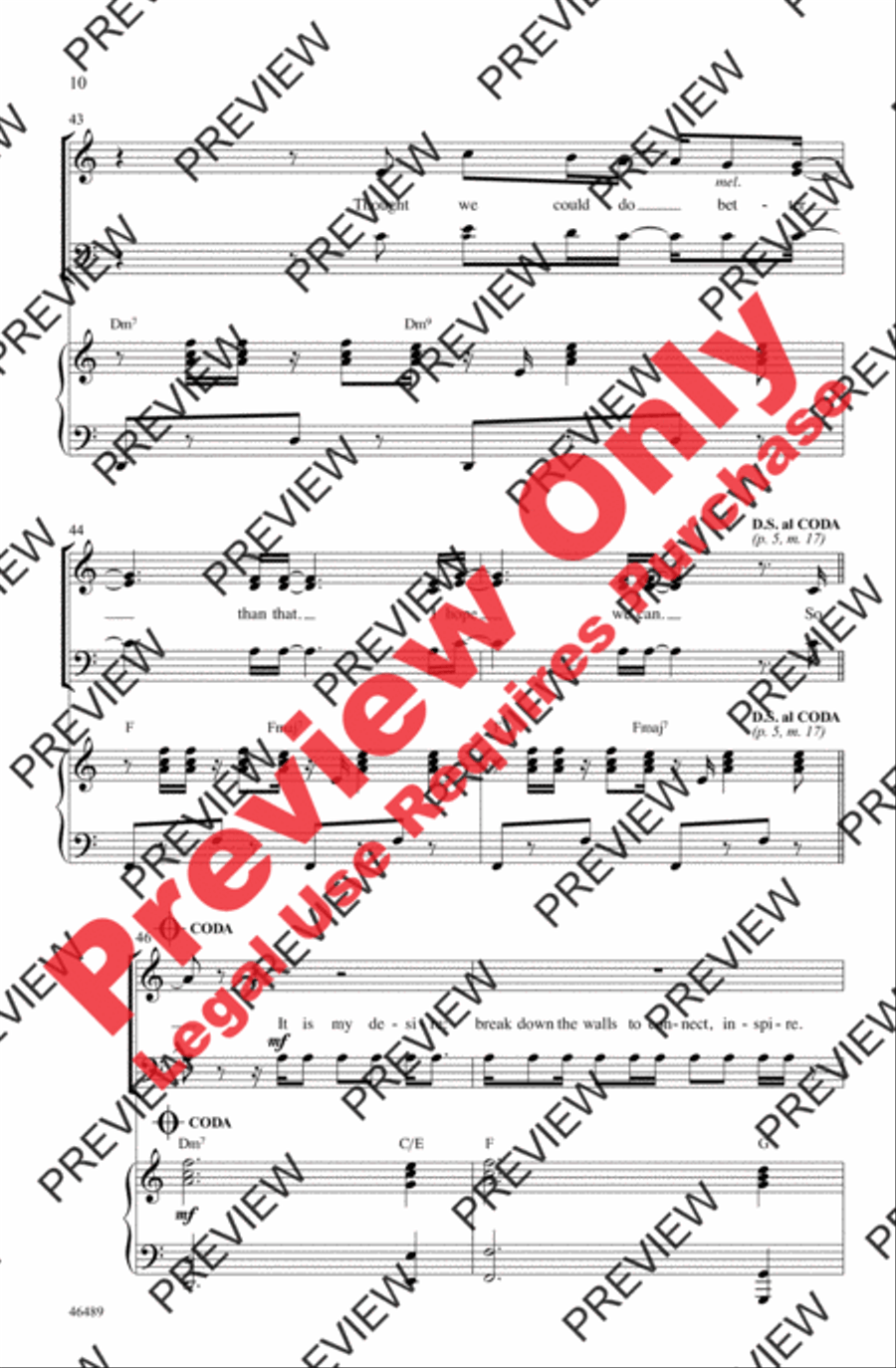 Chained to the Rhythm 3-Part scores gallery preview page 10