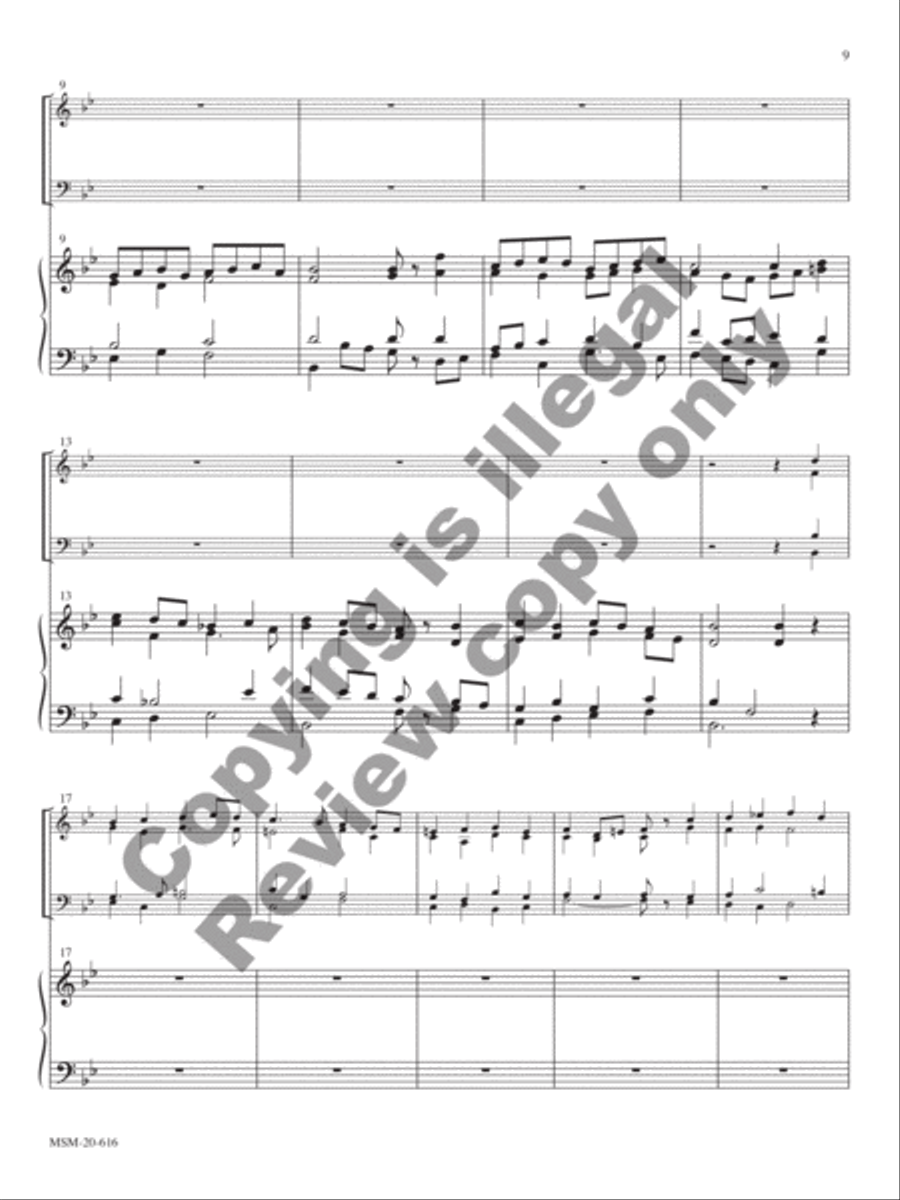 Antiphonies: Four Renaissance and Baroque Dialogues for Organ and Brass Quartet Organ scores gallery preview page 18