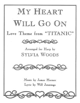 Book cover for My Heart Will Go On (Love Theme from Titanic) for the Harp