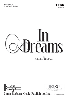 Book cover for In Dreams - TTBB octavo