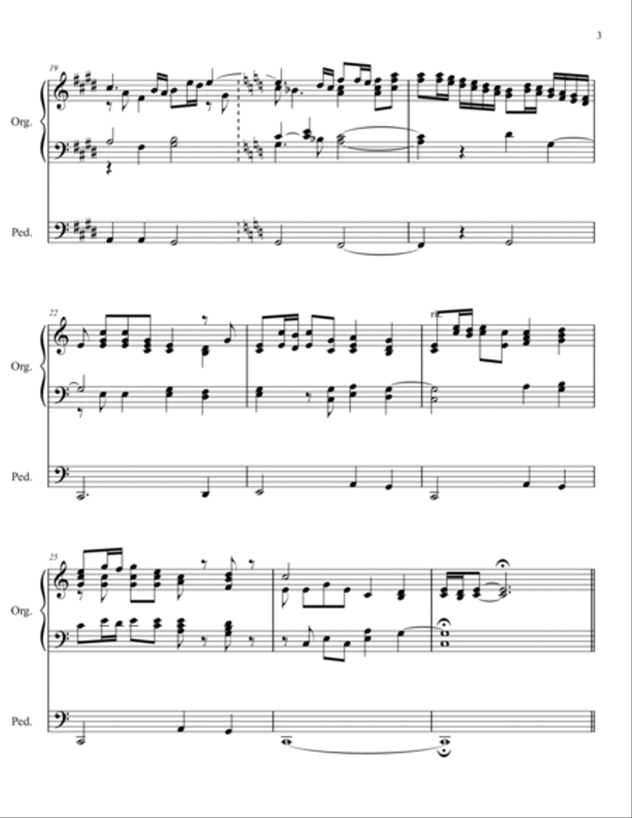 Twelve Choralpreludes for organ by Mark Andersen Organ Solo scores gallery preview page 5