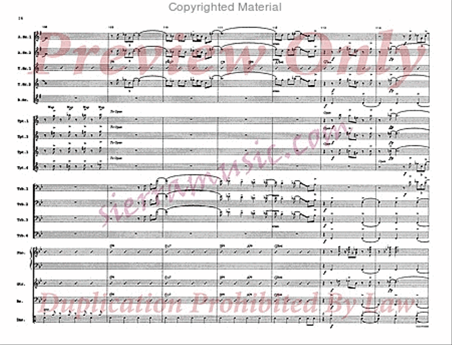 Keystone Shuffle Big Band scores gallery preview page 17