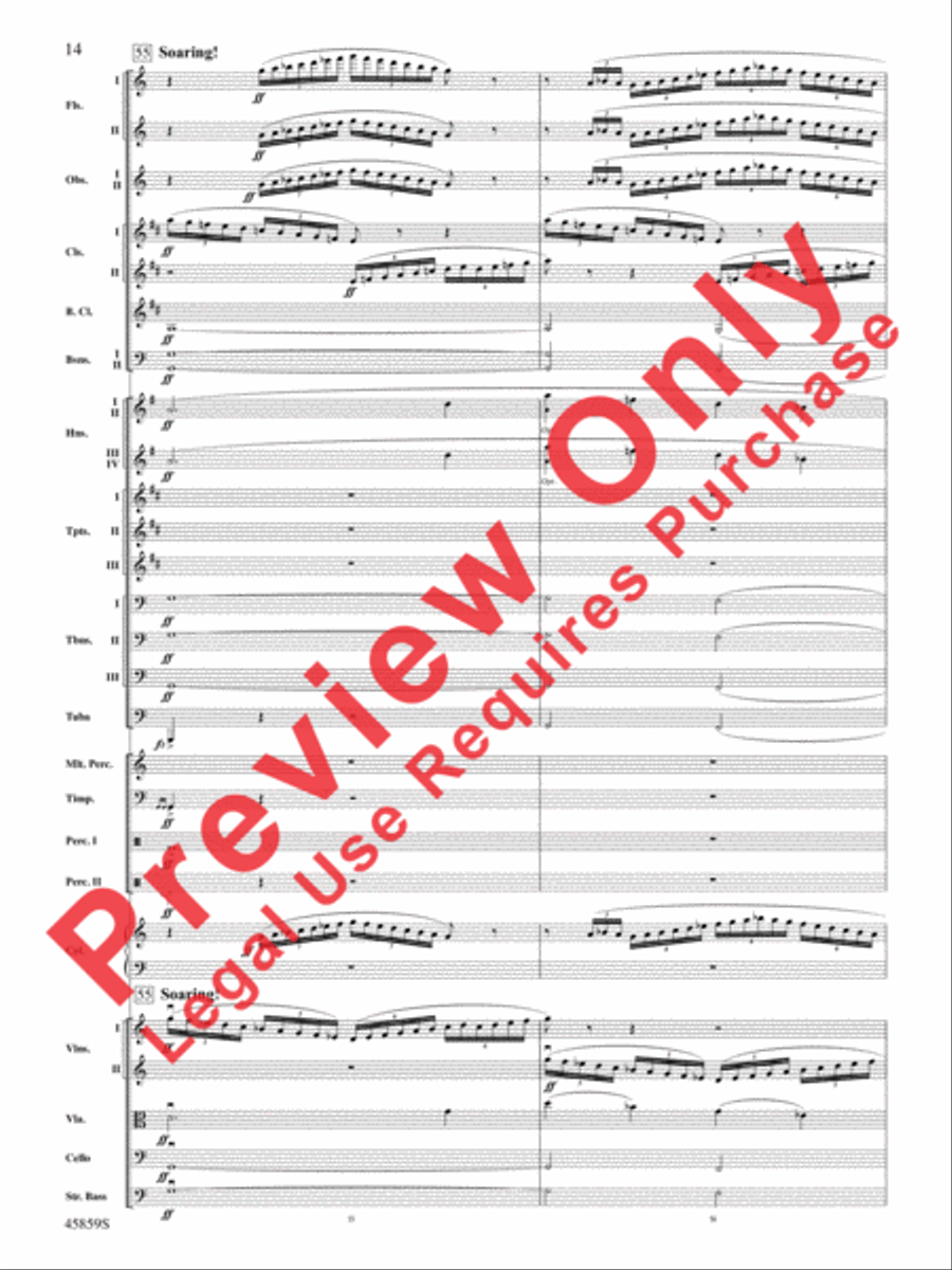 Fantastic Beasts and Where to Find Them Full Orchestra scores gallery preview page 14