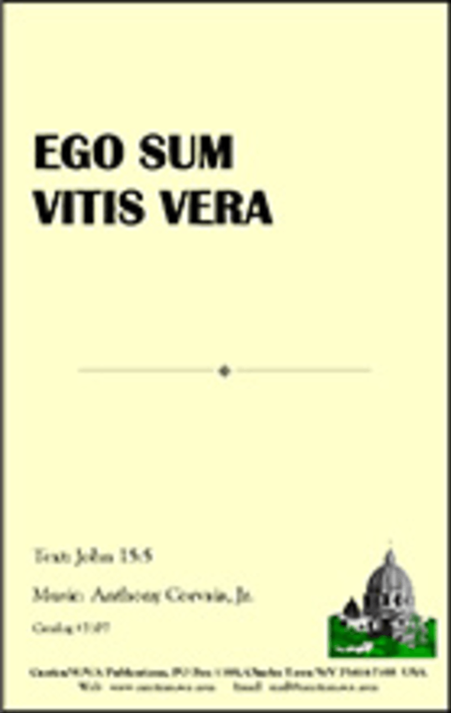 Ego sum vitis vera 3-Part scores gallery preview page 1