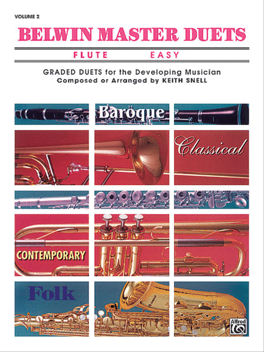 Belwin Master Duets (Flute), Volume 2 Flute Duet scores gallery preview page 1
