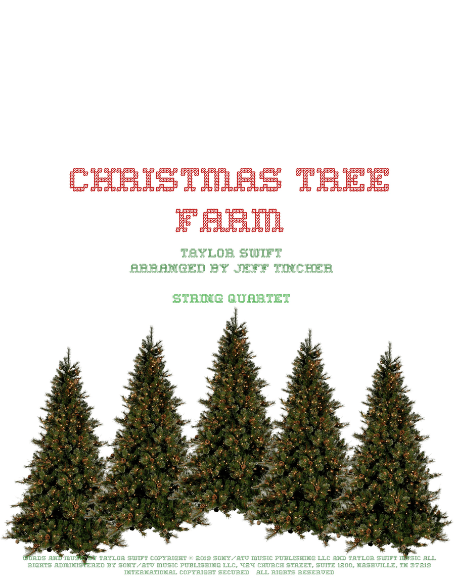 Christmas Tree Farm String Quartet scores gallery preview page 1