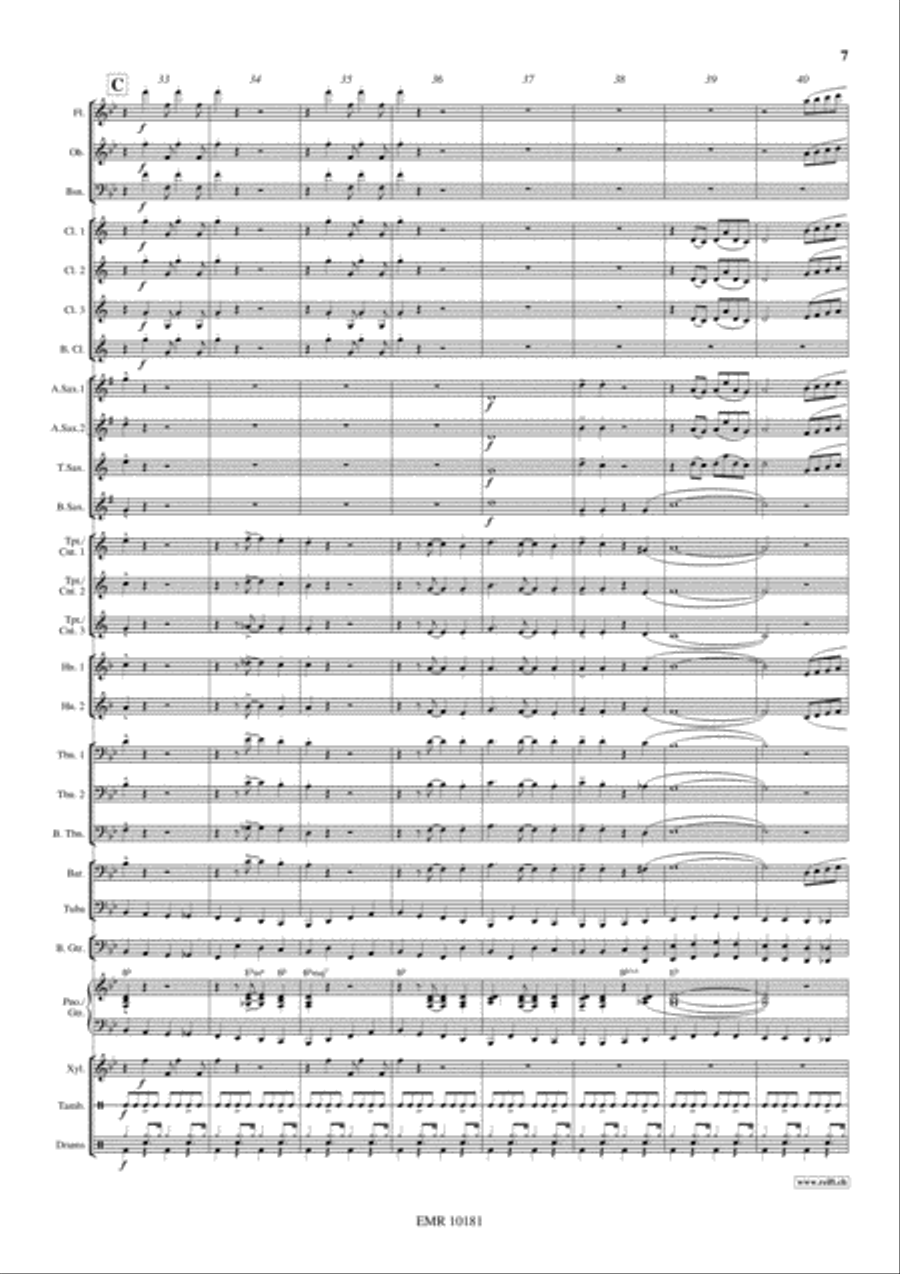 Venice Junction Concert Band scores gallery preview page 8