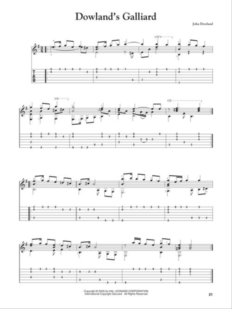 A Treasury of Classical Guitar Repertoire Acoustic Guitar scores gallery preview page 6