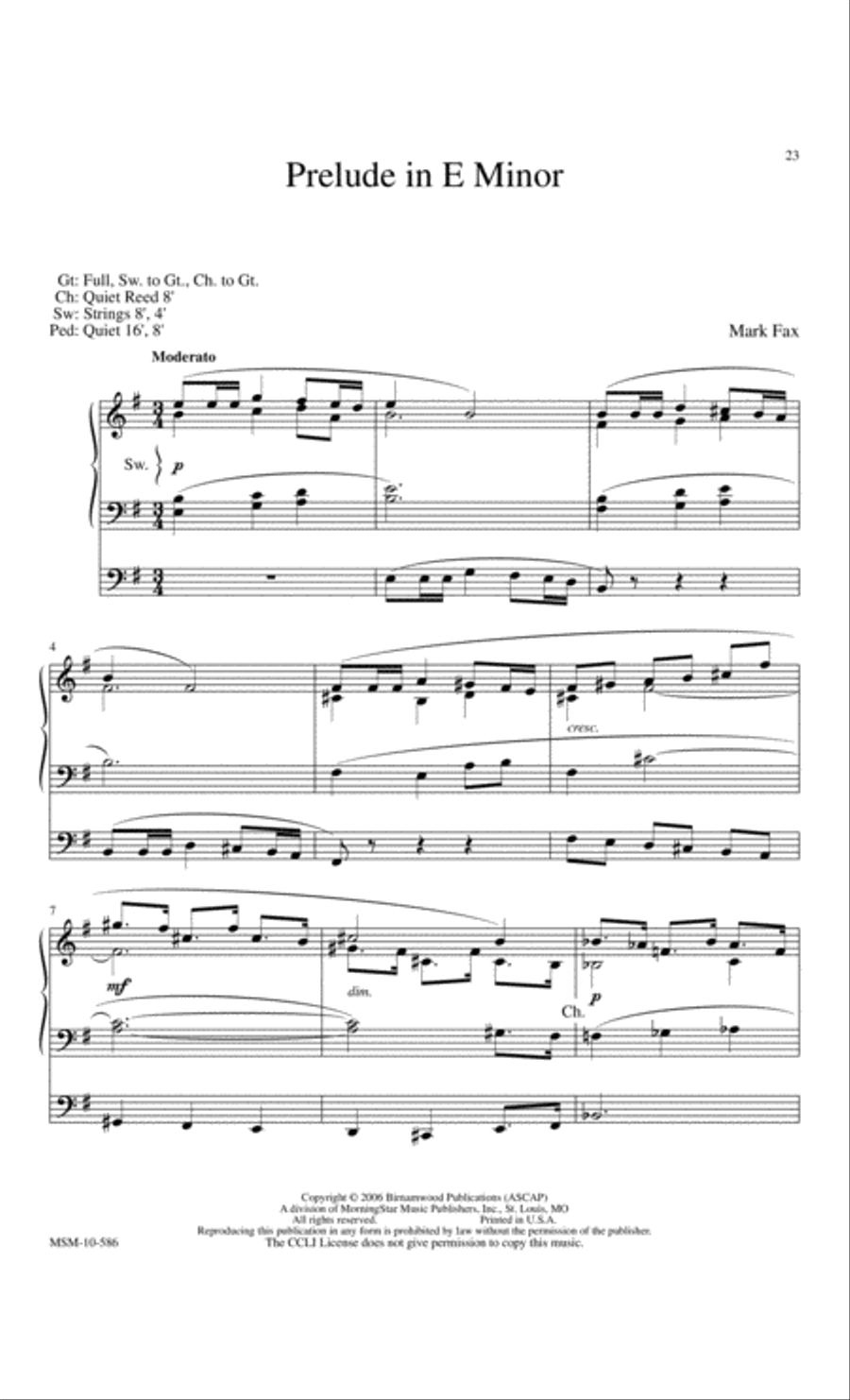 African-American Organ Music Anthology, Volume 6 Organ scores gallery preview page 7