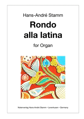 Book cover for Rondo alla latina for organ