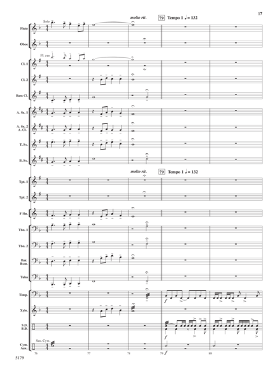 American Journey Concert Band scores gallery preview page 16