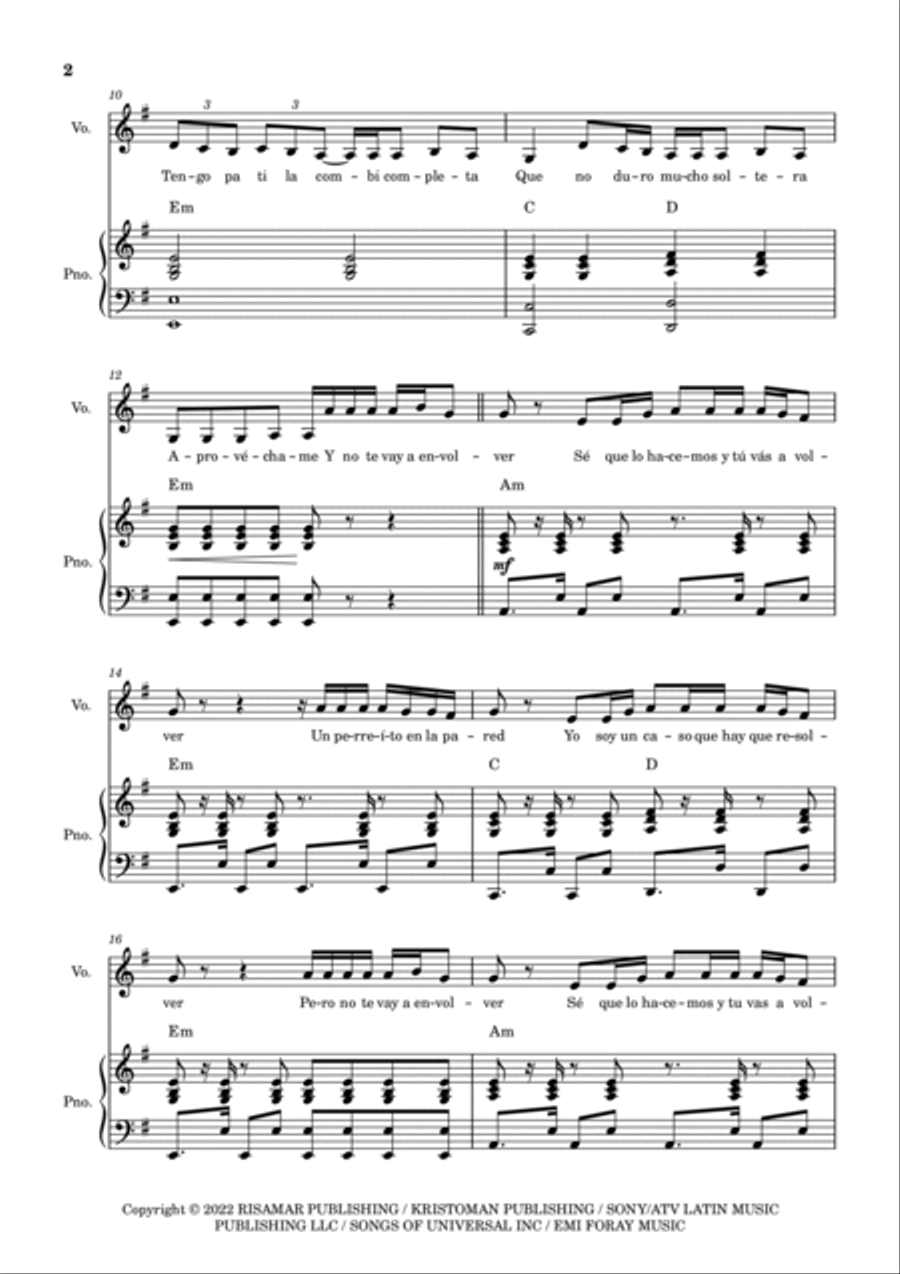 Envolver Envolver Voice scores gallery preview page 2