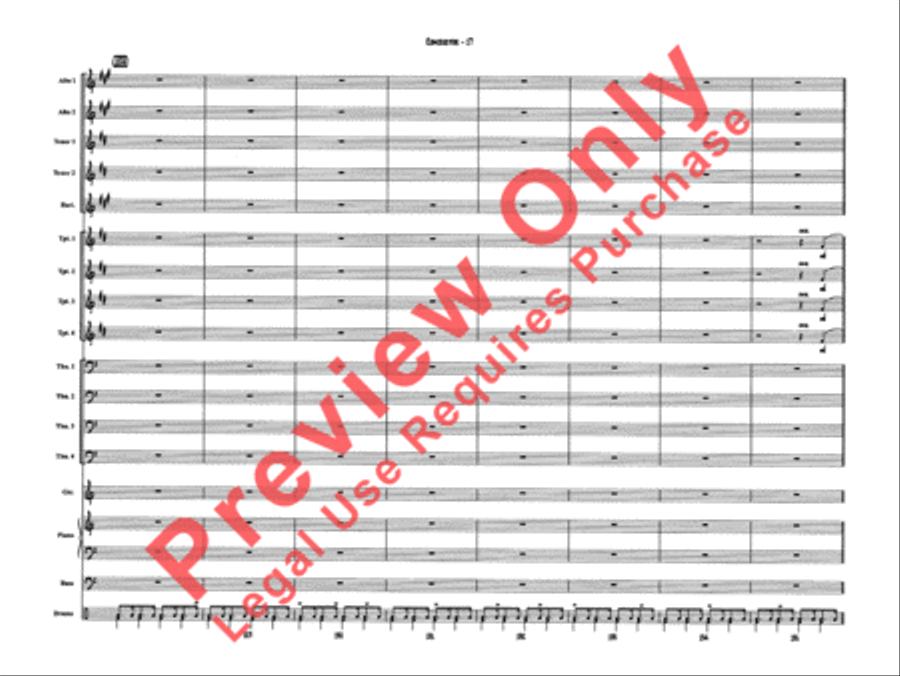 Sing, Sing, Sing Jazz Ensemble scores gallery preview page 20