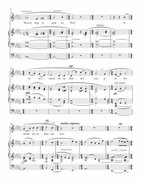 Urlicht (Primeval Light) (for organ and alto/mezzo soprano)