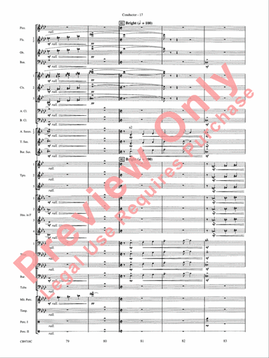 Gershwin! (Medley) Concert Band scores gallery preview page 20