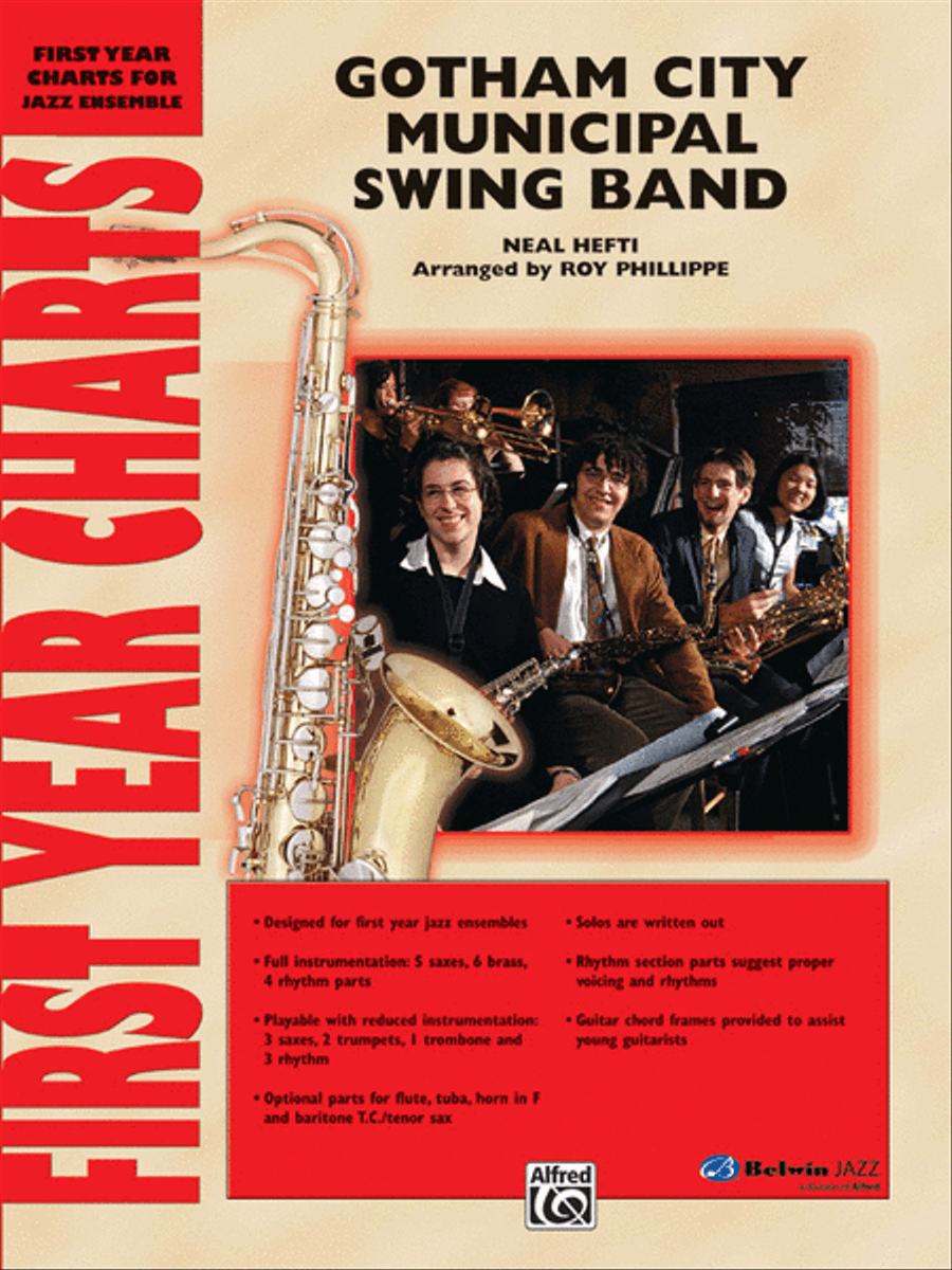 Gotham City Municipal Swing Band Jazz Ensemble scores gallery preview page 1
