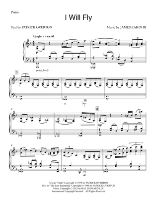 Book cover for I Will Fly - Piano (SATB)