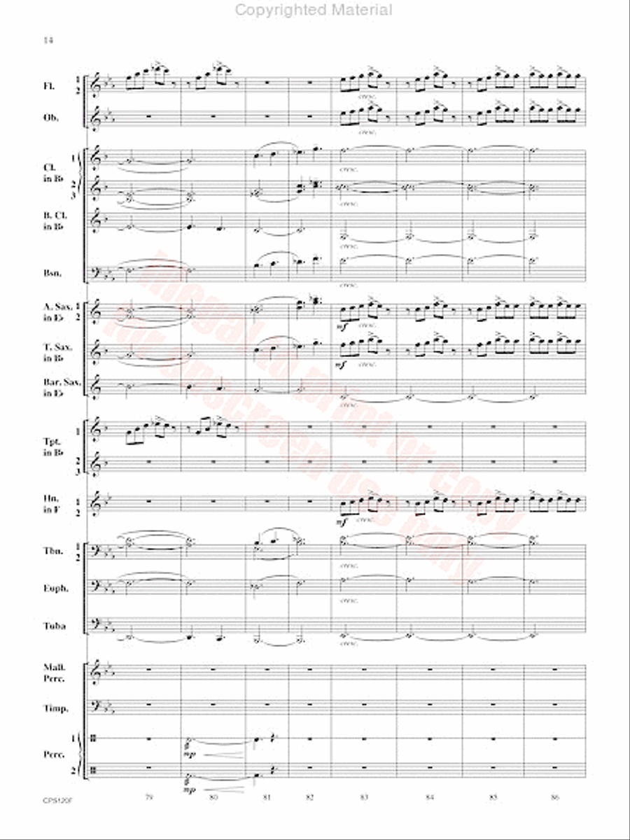 Instinct Concert Band scores gallery preview page 15