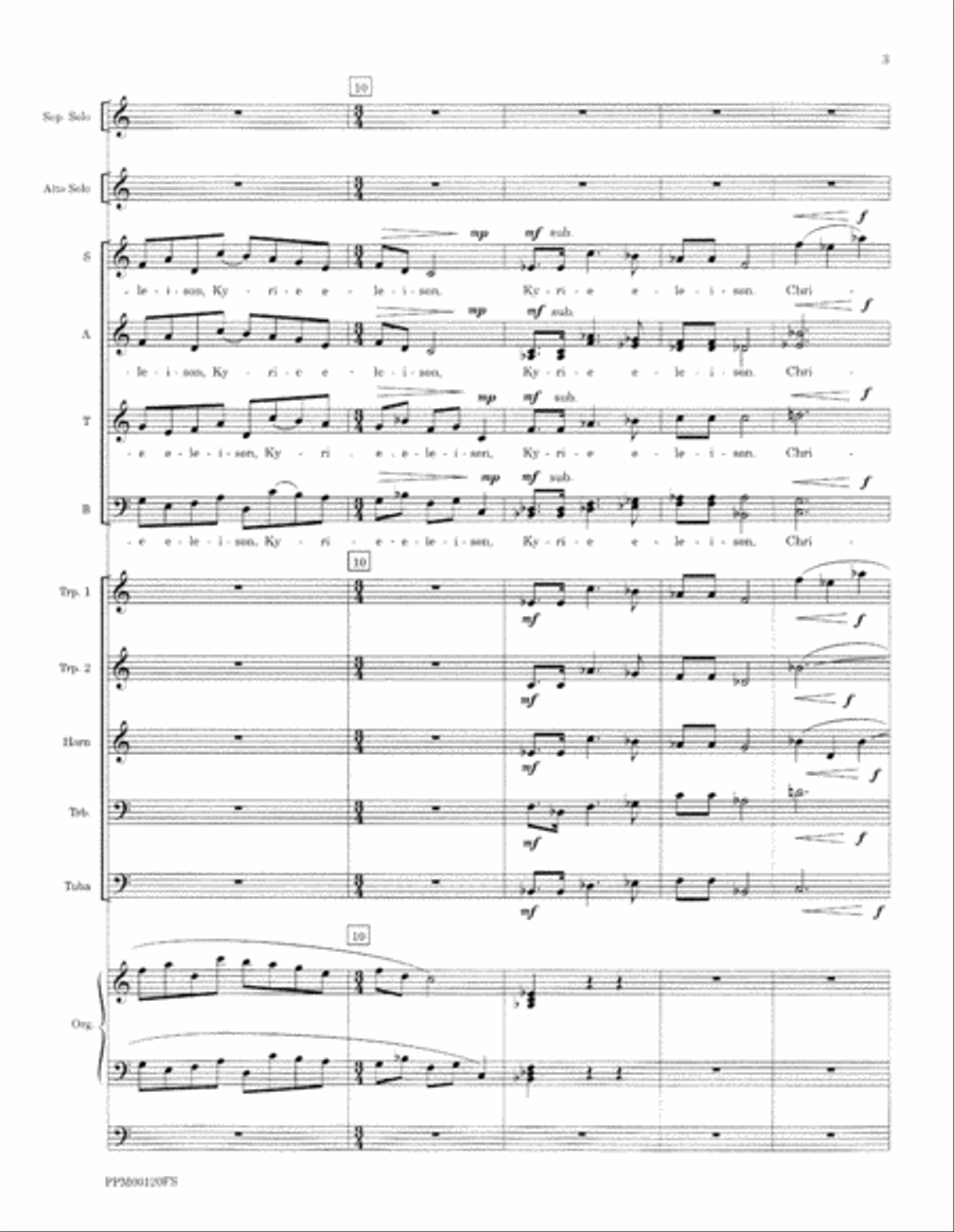 Transfiguration: An Ecumenical Mass - Full Score Divisi scores gallery preview page 6