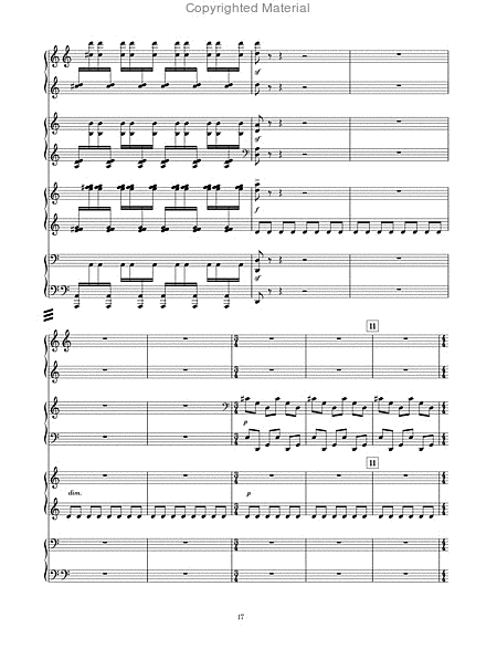 Display Nr. 2, Portrait of Mozart, op. 42 fur 2 Klaviere zu 8 Handen