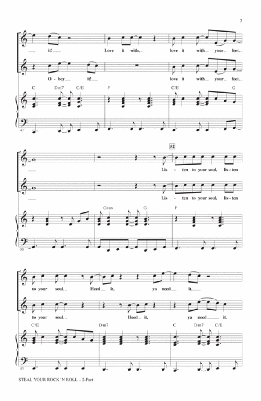 Steal Your Rock 'N Roll 2-Part scores gallery preview page 6