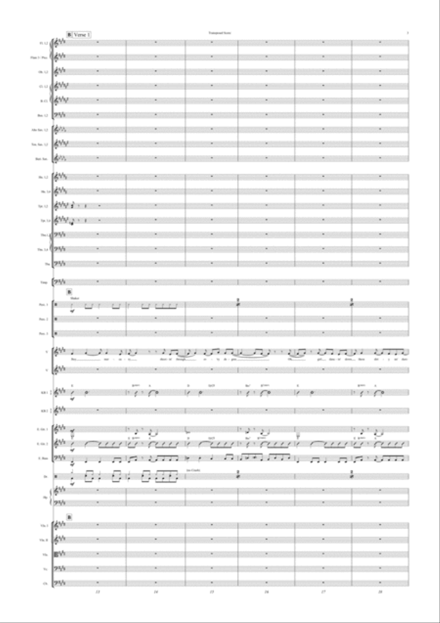 Roam Roam Full Orchestra scores gallery preview page 3