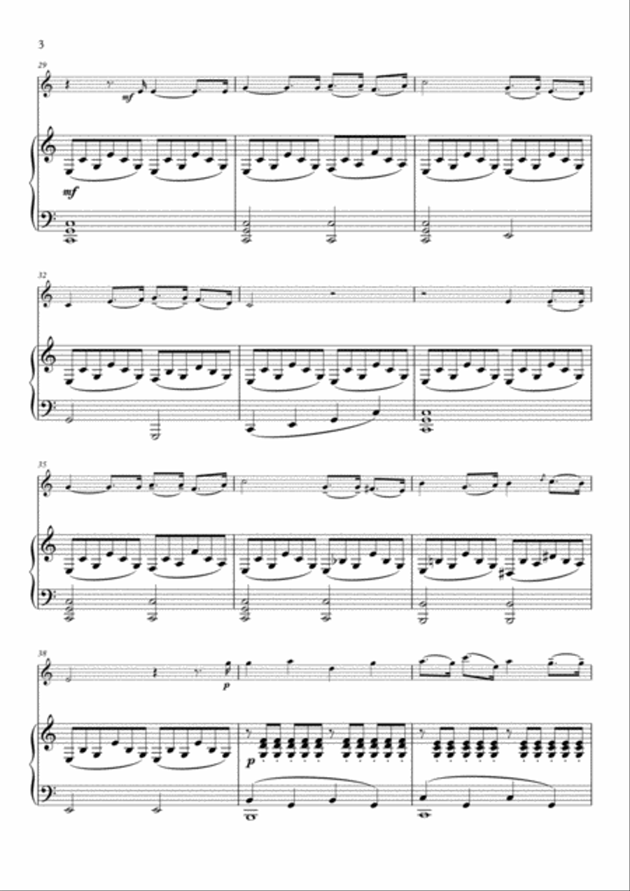 O Holy Night - Violin & Piano Violin Solo scores gallery preview page 4