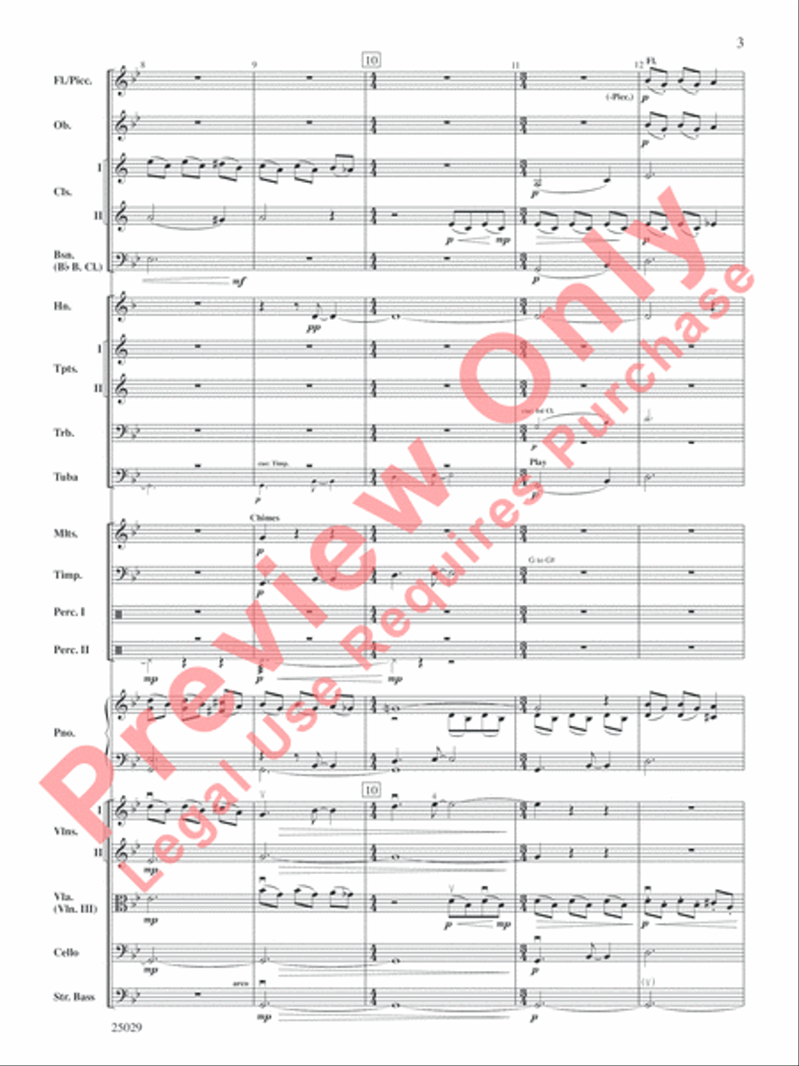 Charlie and the Chocolate Factory, Selections from the Original Movie Soundtrack Full Orchestra scores gallery preview page 4