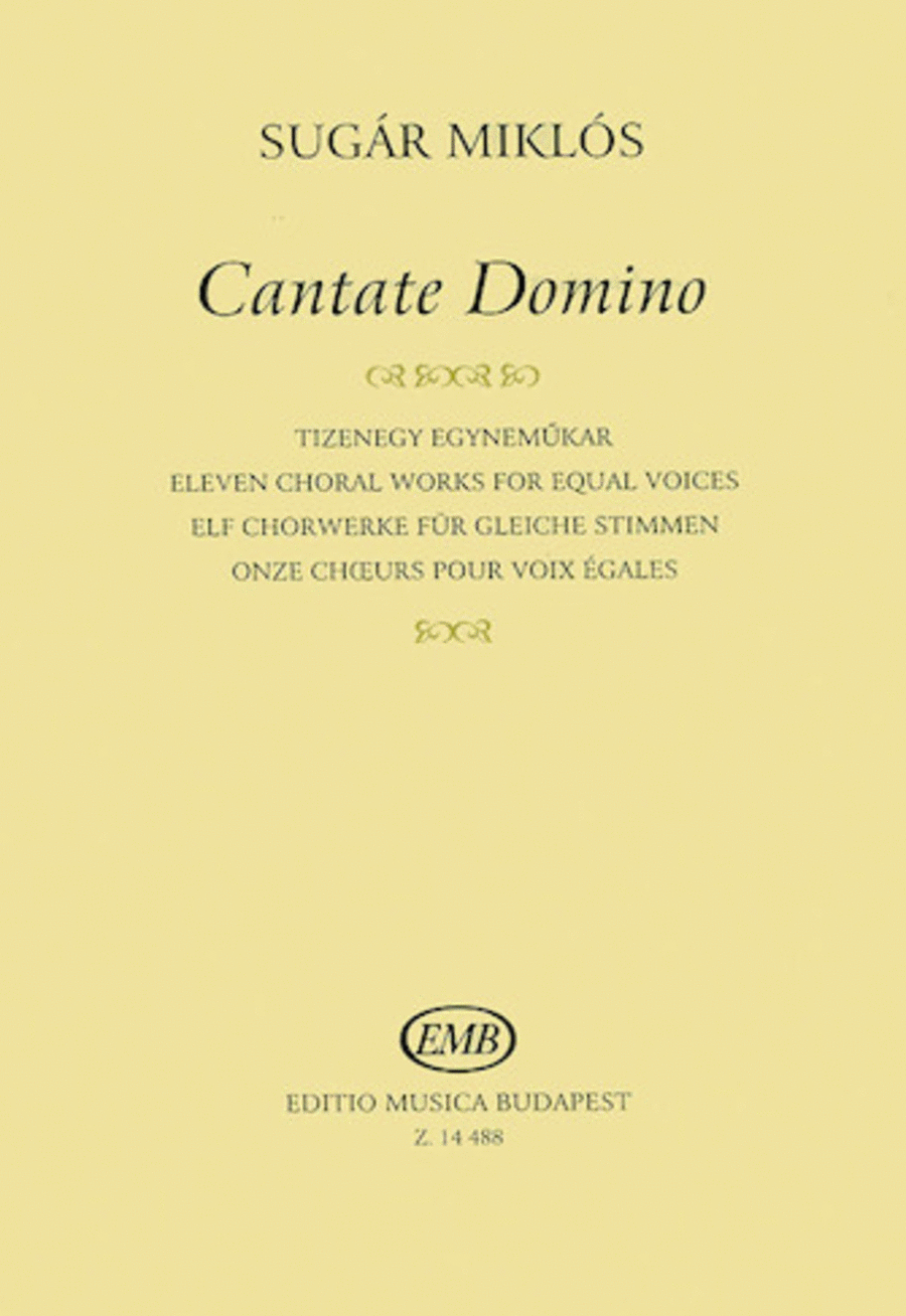 Cantate Domino Cantate Domino Choir scores gallery preview page 1