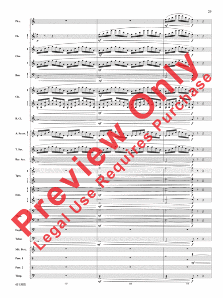 God's Country Concert Band scores gallery preview page 49