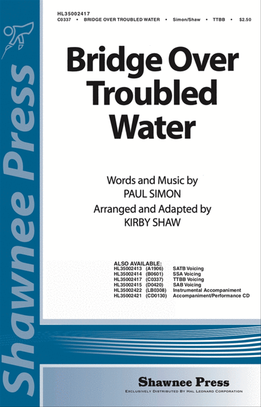 Bridge over Troubled Water TTBB scores gallery preview page 1