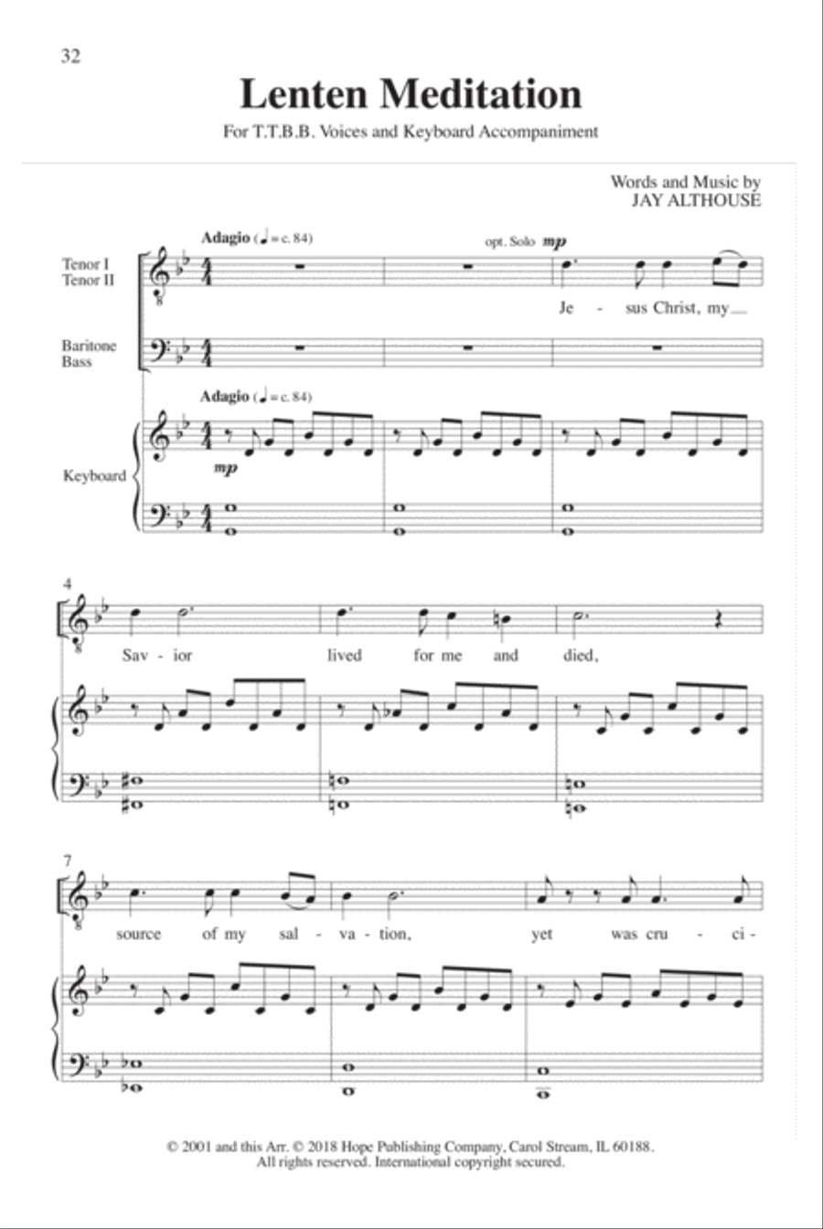 Singing Men, Vol. 7 TTBB scores gallery preview page 5