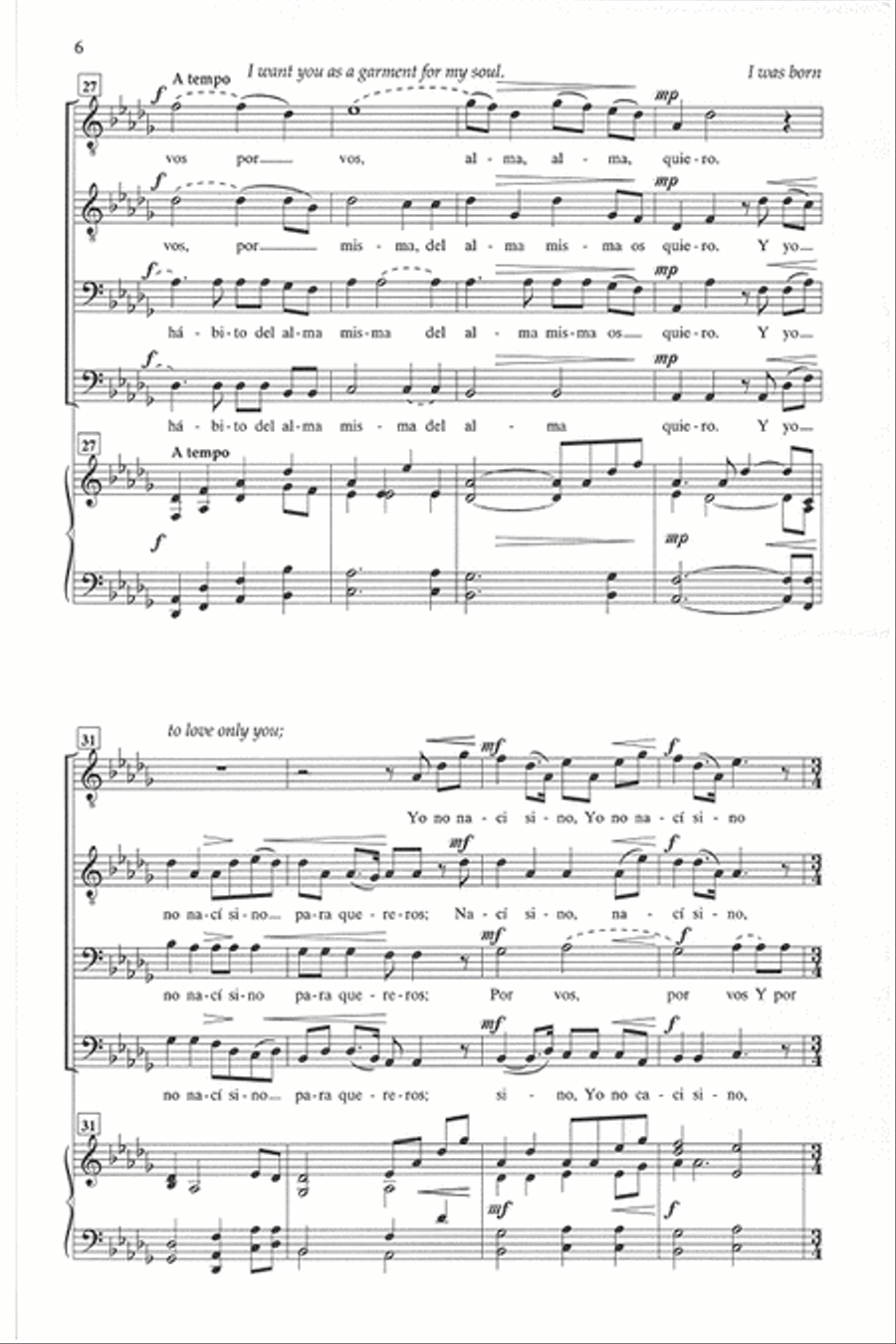 Amor de mi Alma - TTBB TTBB scores gallery preview page 5