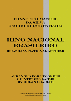 Book cover for Hino Nacional Brasileiro (Brazilian National Anthem)