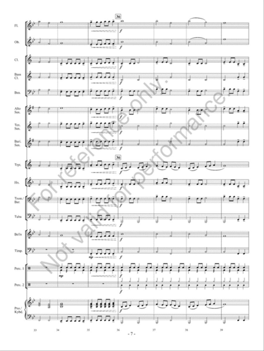 Dynamo Concert Band scores gallery preview page 8