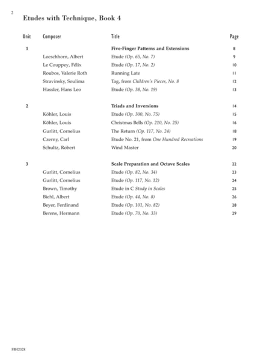 Etudes with Technique, Book 4 Piano Method scores gallery preview page 3