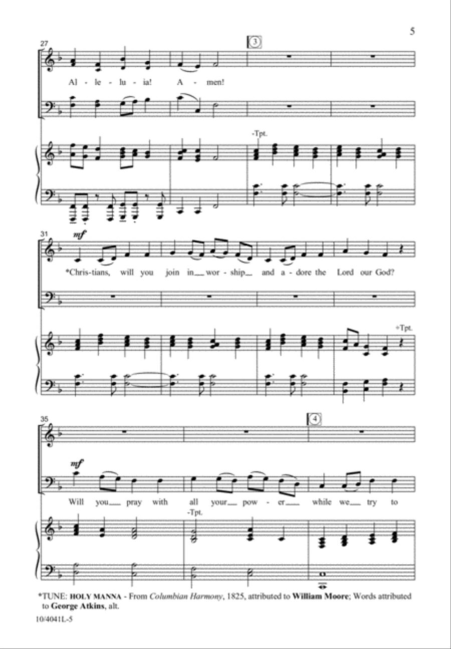 Come and Worship Come and Worship 4-Part scores gallery preview page 6