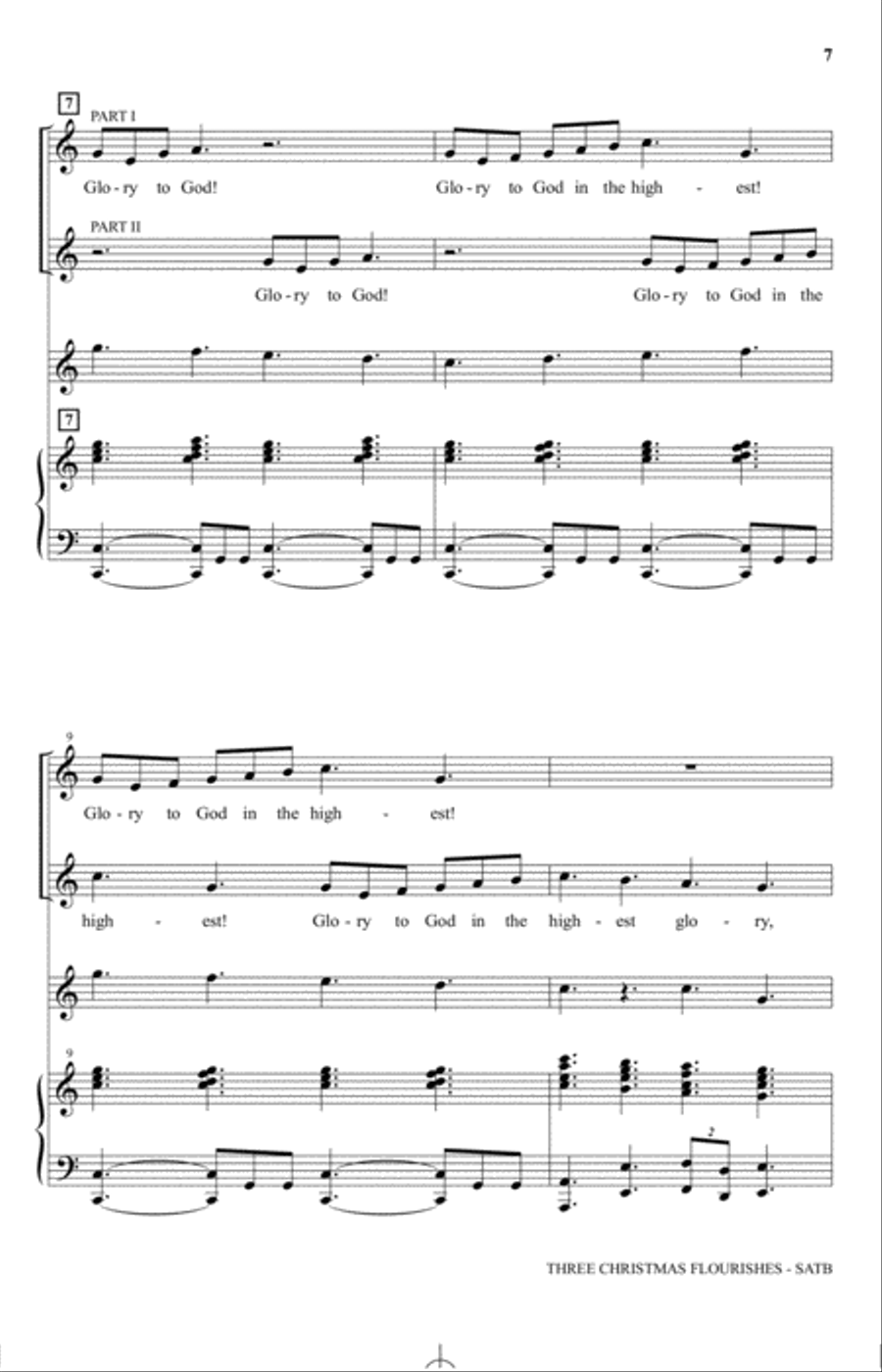 Angels We Have Heard On High Choir scores gallery preview page 6