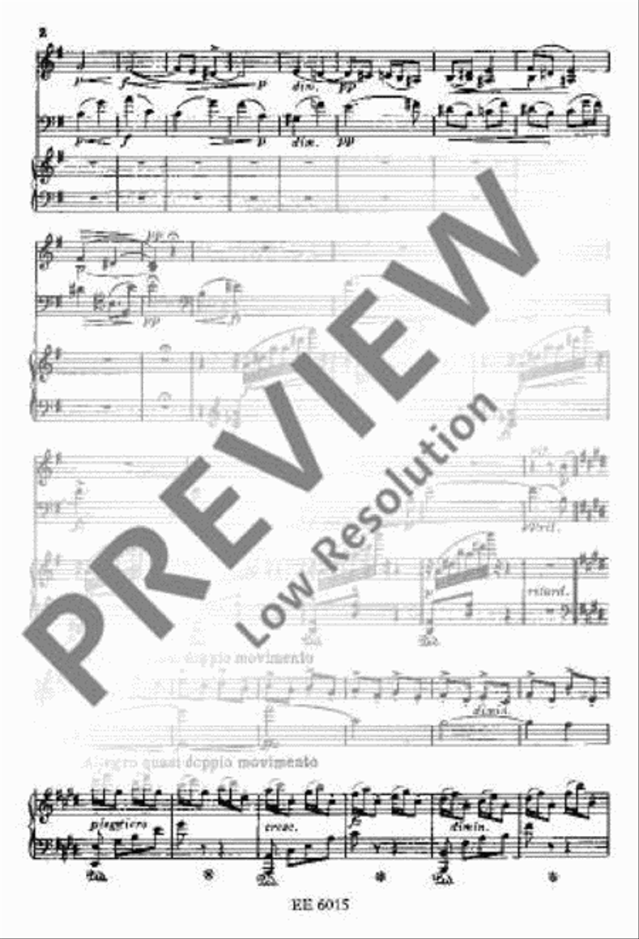 Piano Trio E minor Piano Trio scores gallery preview page 7