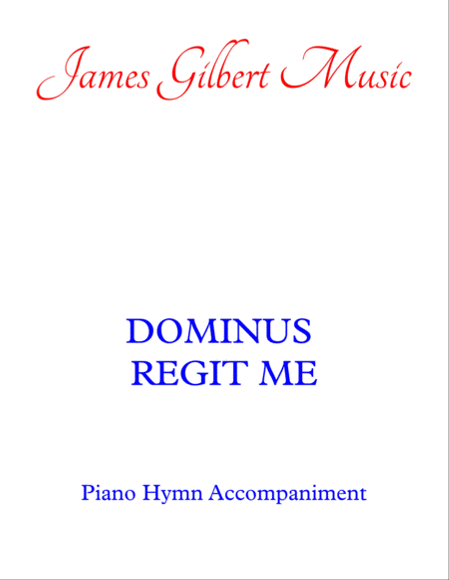 DOMINUS REGIT ME (The King Of Love My Shepherd Is) Piano Solo scores gallery preview page 1