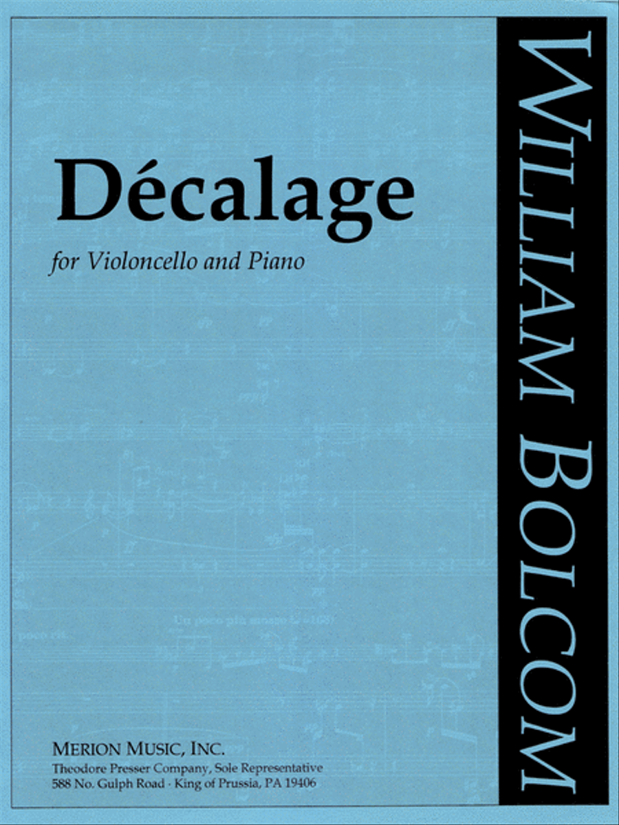 Decalage Chamber Music scores gallery preview page 1